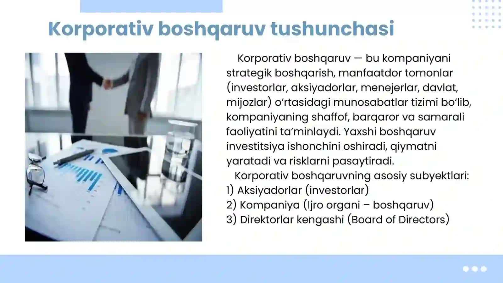 Korporativ boshqaruv 2