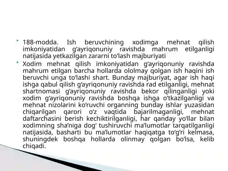 Mehnat shartnomasi 2