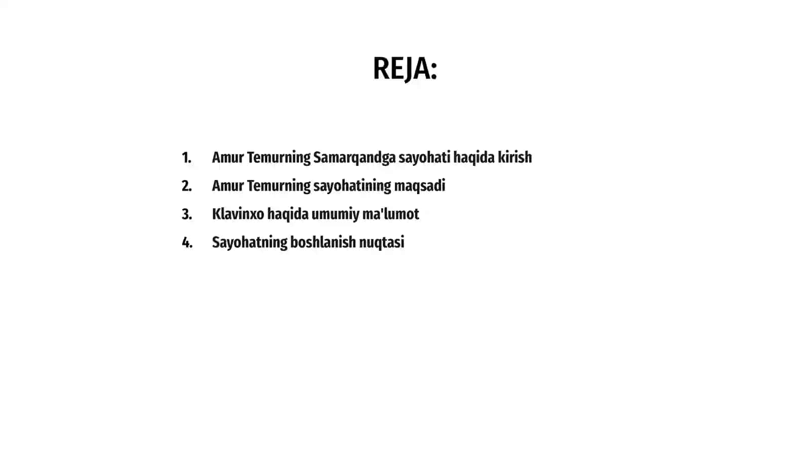 Amur Temurning Samarqandga sayohati (Klavinxo) 2