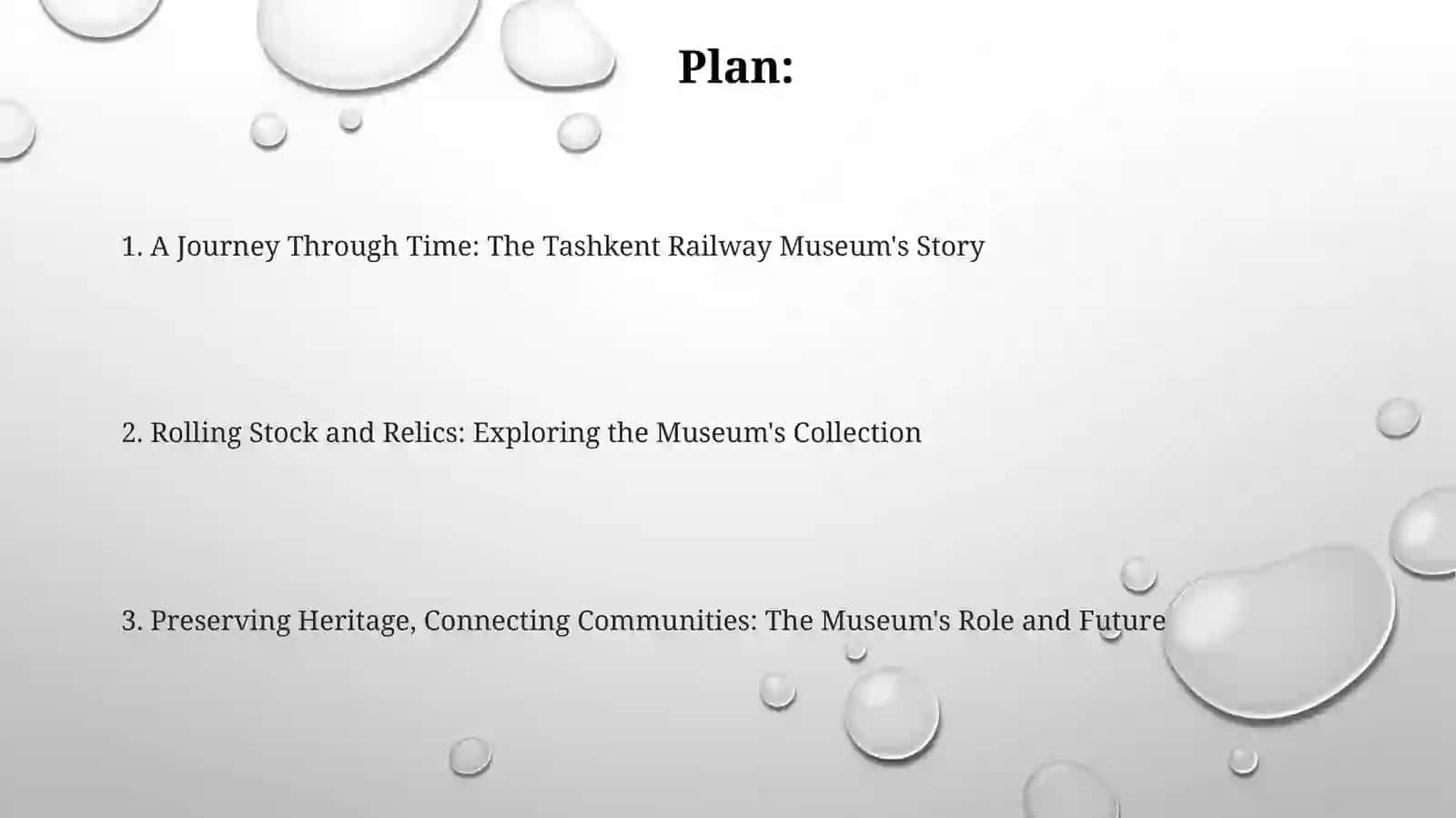 Tashkent State Railway Museum Presentation 2