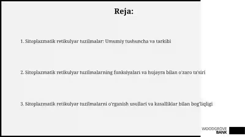 Hujayraning sitoplazma til strukturalarini oʻrganish 2