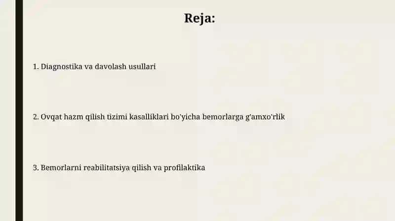 Peptik yarali kasallik va uning murakkabliklari 2