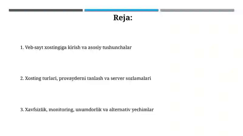 Veb-saytni internetda joylashtirish 2