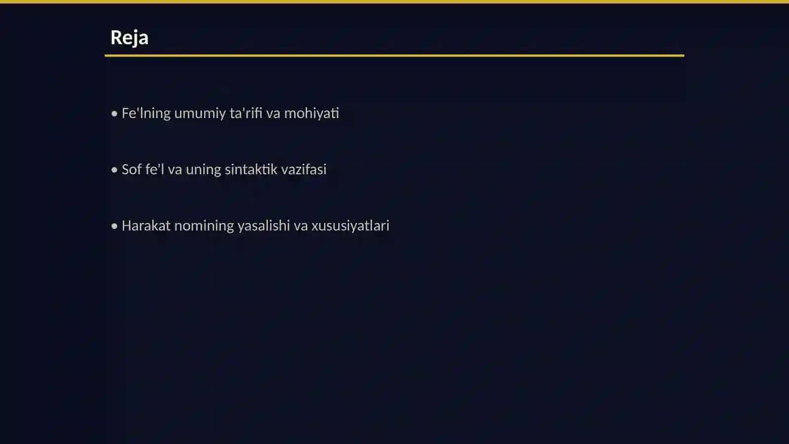 Fe'lning vazifadosh shakllari 2