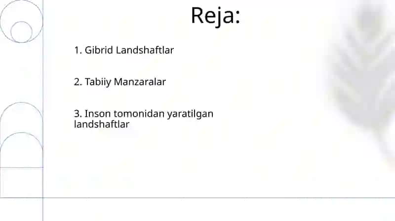 Peyzaj turlari 2