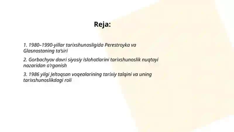 1980-1990-yillar tarixshunosligi 2