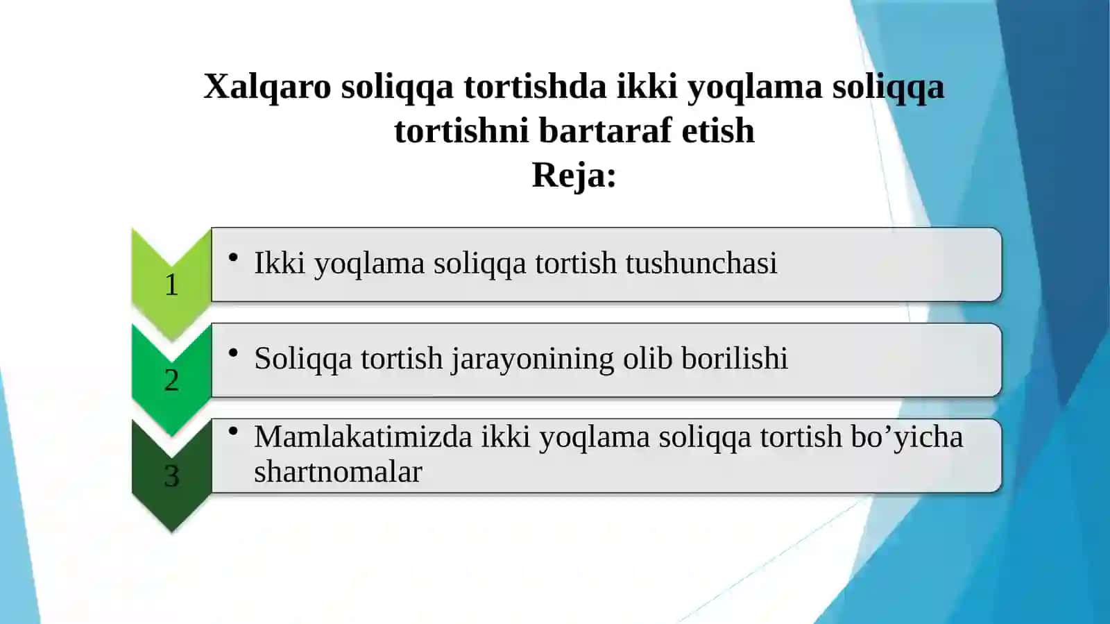 Xalqaro soliqqa tortish 2