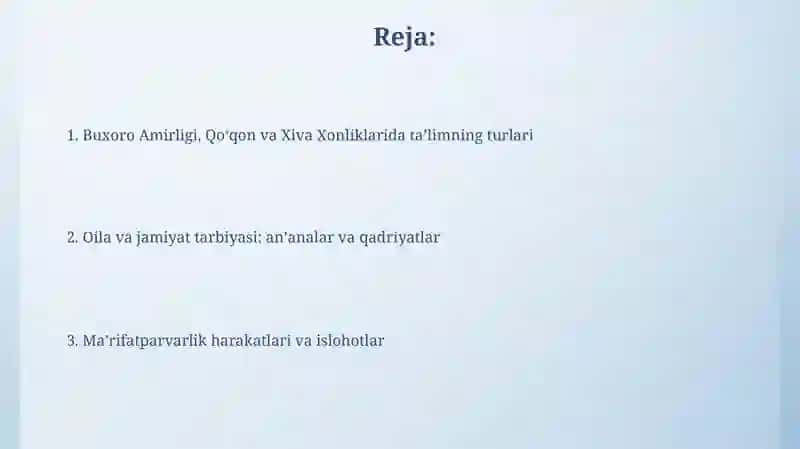 Ta'limning turlari 2