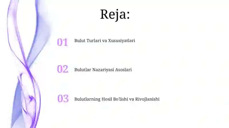Bulut Turlari va Xususiyatlari 2
