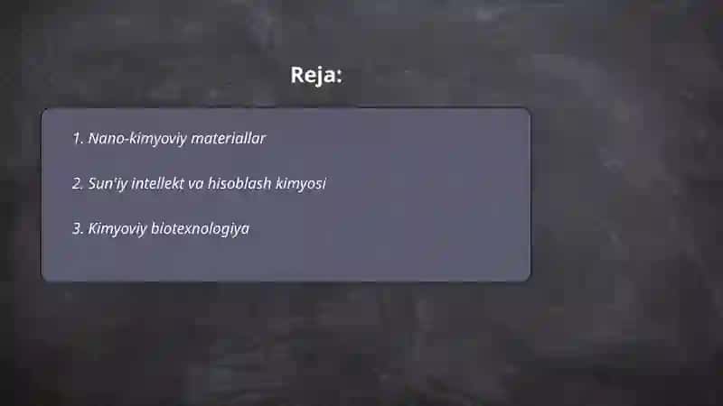 Nano-kimyoviy materiallar 2