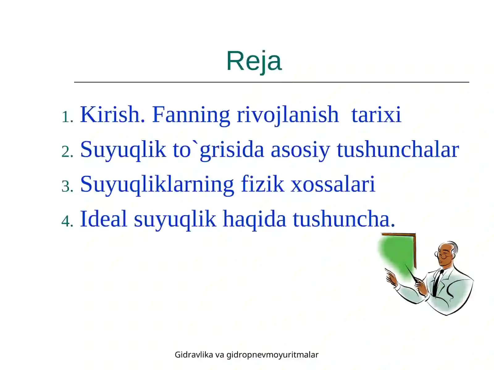 SUYUQLIKNING ASOSIY FIZIK XOSSALARI 2