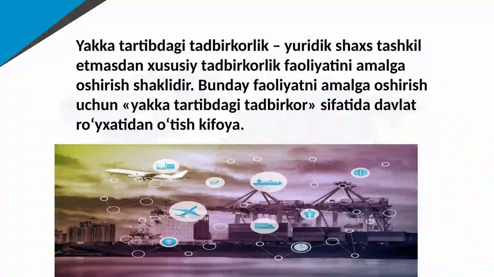 Yakka tartibdagi tadbirkorlik 2