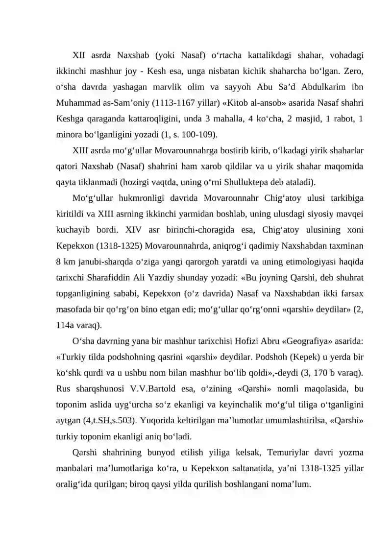 Amir Temur va temuriylar davri yozma manbalarida 2