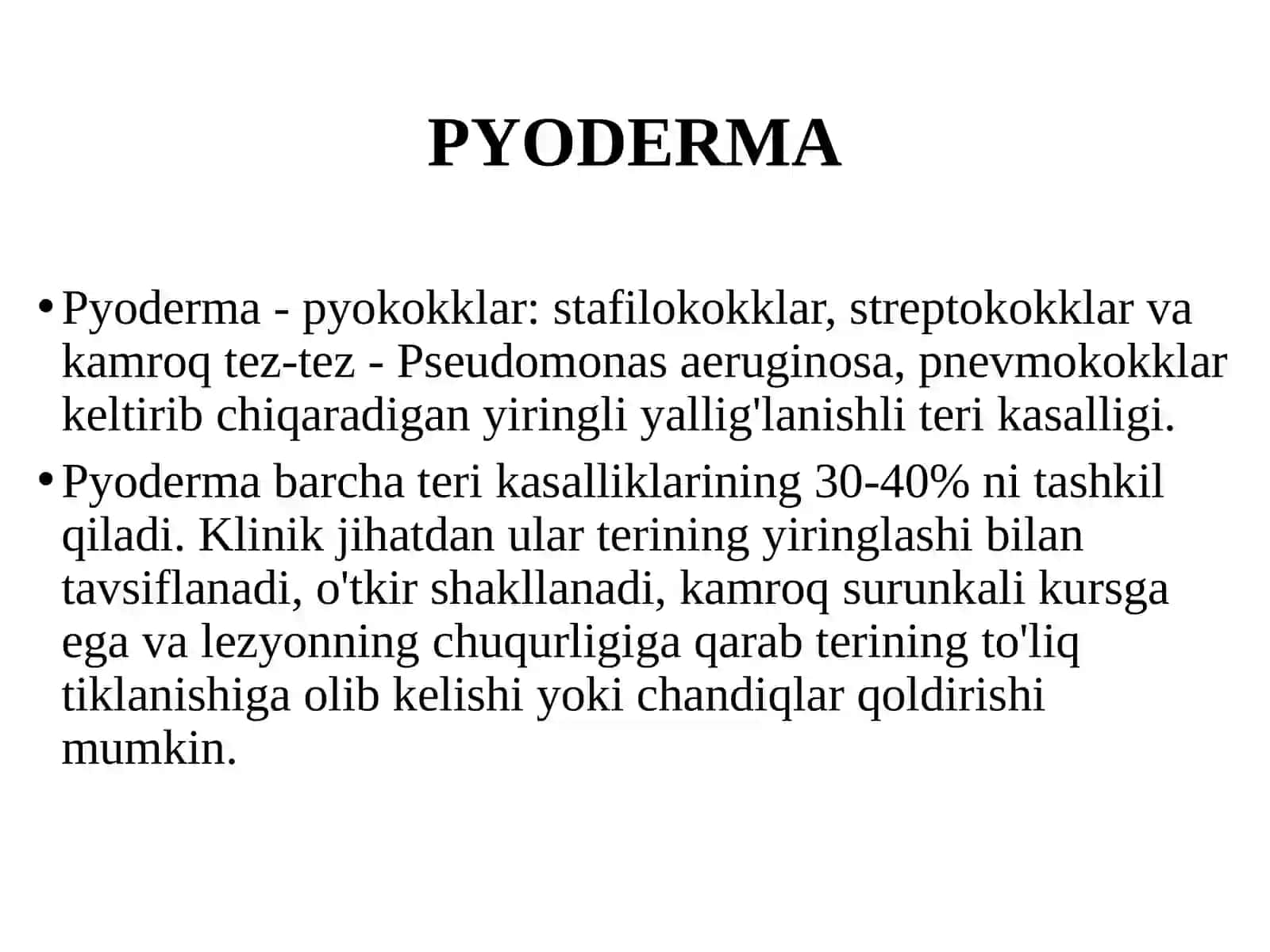 Pyoderma 2