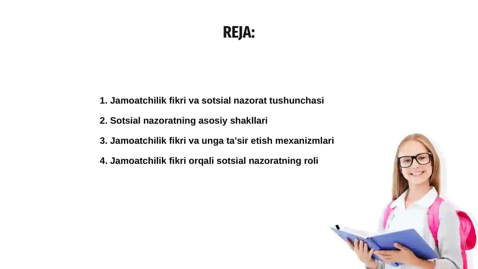 Jamoatchilik fikri va sotsial nazorat tushunchasi 2