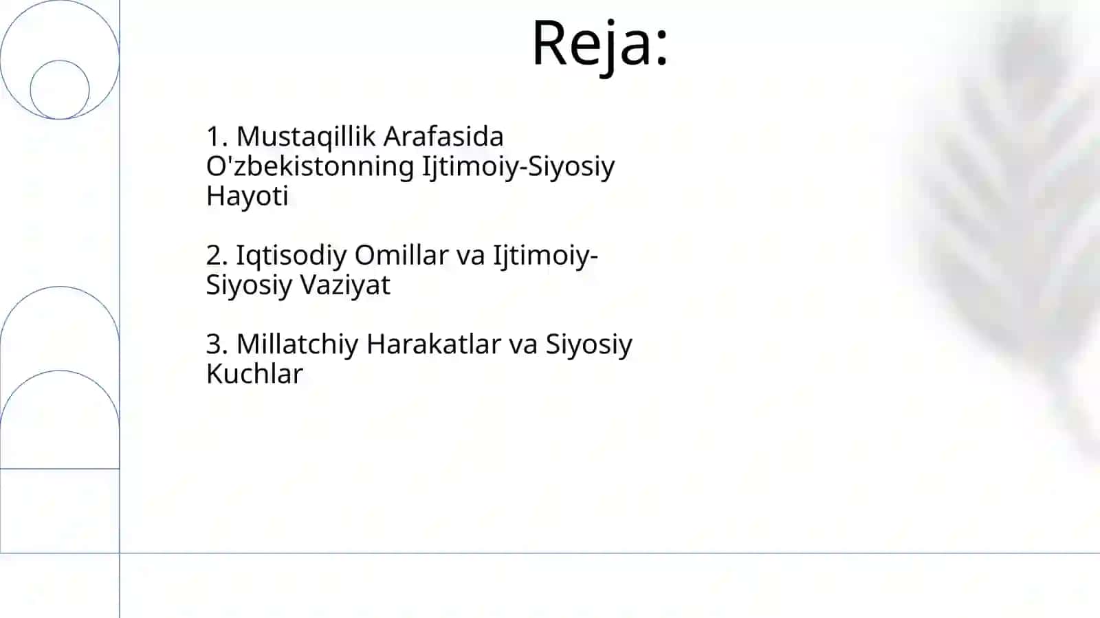 Mustaqillikkа еrishish arafаsidа 2
