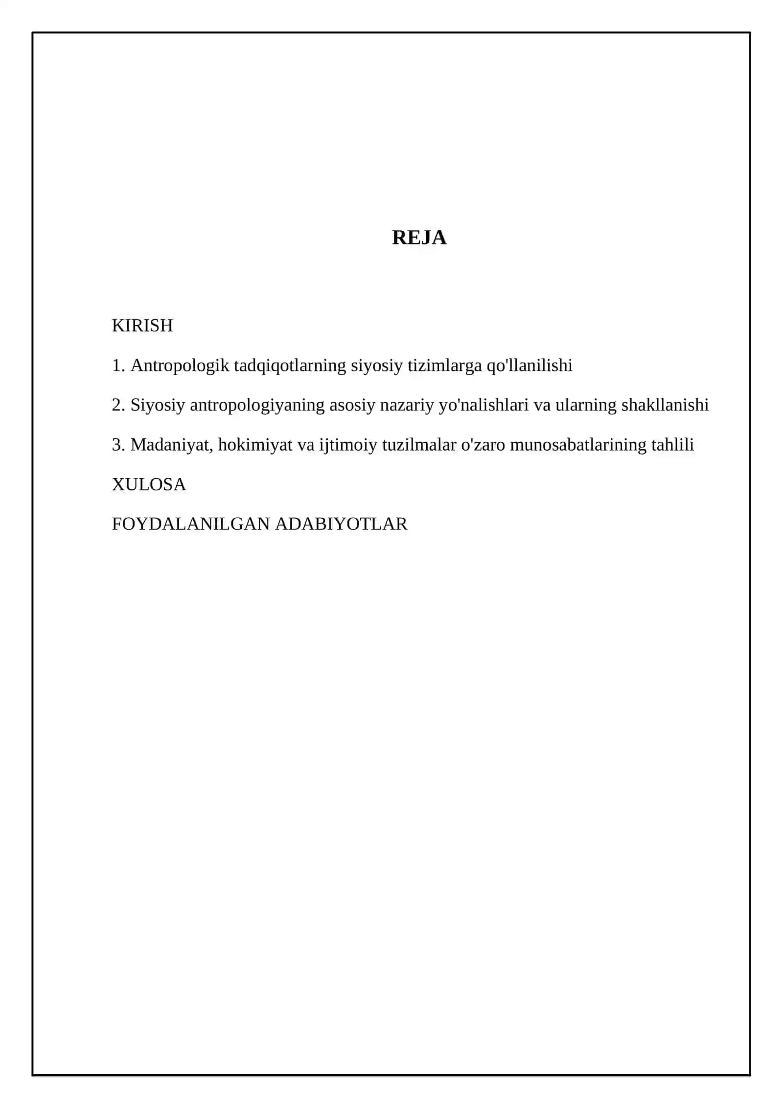 Siyosiy antropologiyaning shakllanishi 2