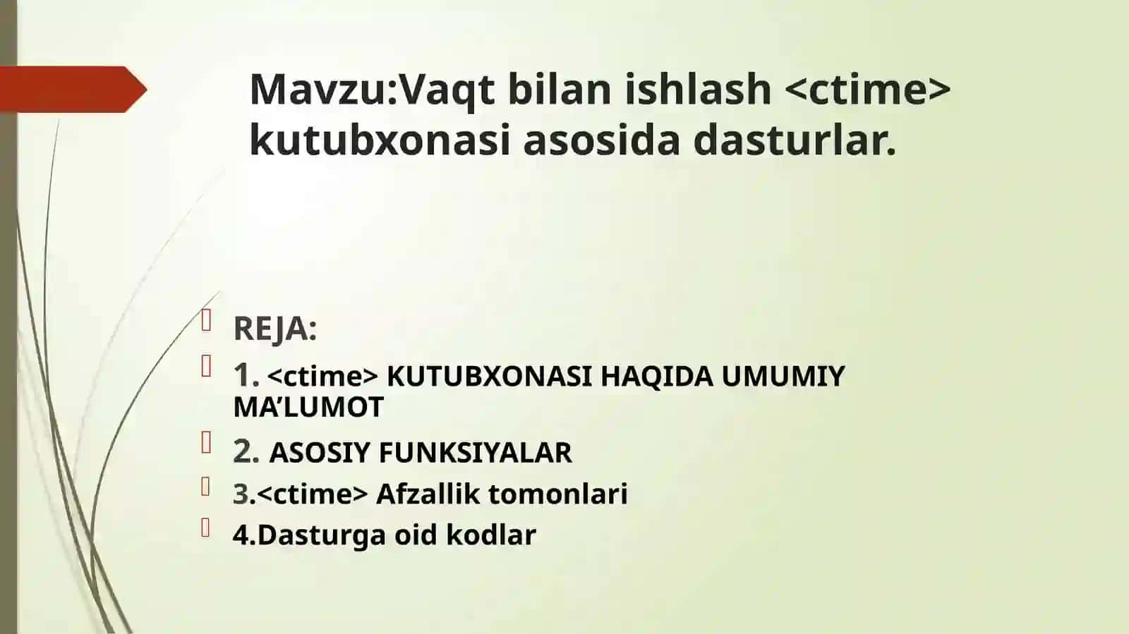 FIZIKA fanidan mustaqil ish 2
