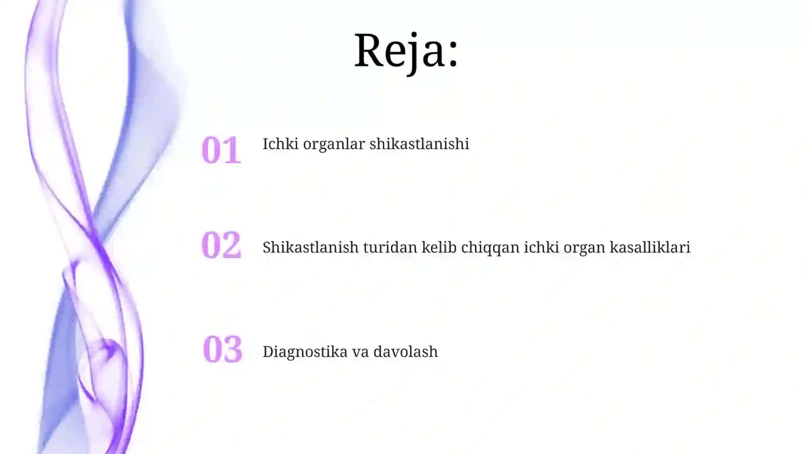 Ichki organlar shikastlanishi 2