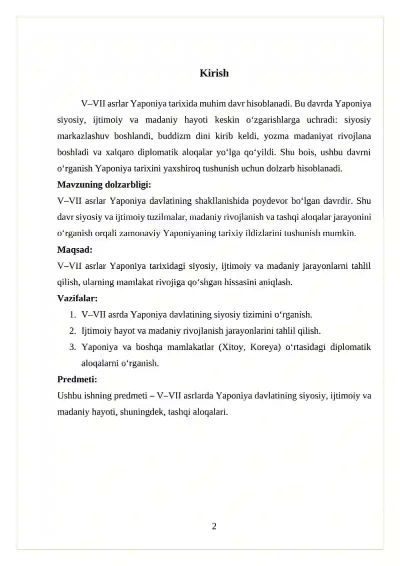 V–VII asrlar Yaponiya tarixi 2