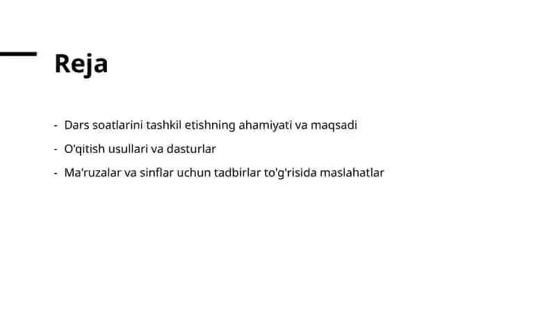 Sinf tarbiyaviy soatlarini tashkil etish, uni o'tkazishning tartib va usullari 2