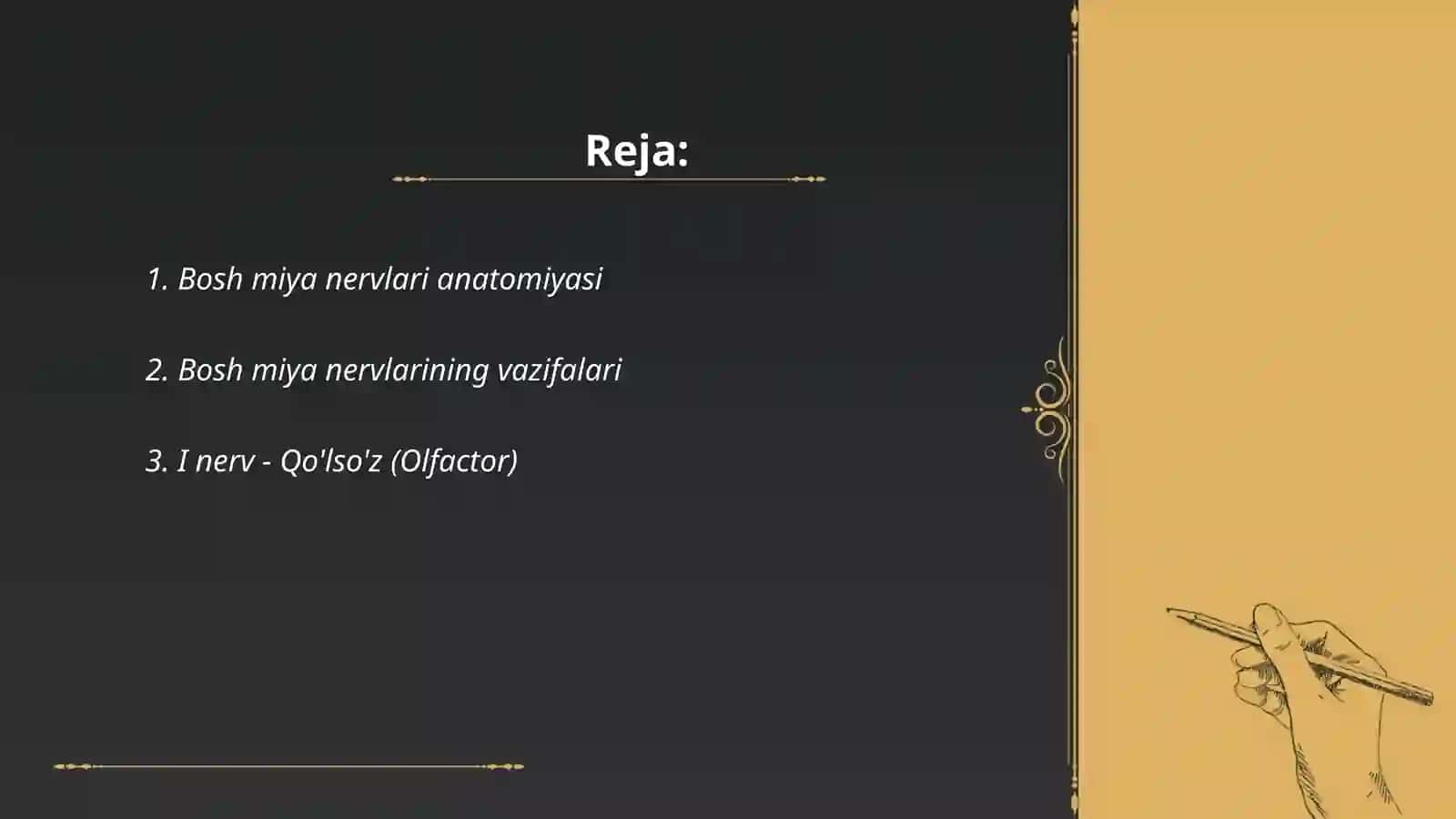 12-juft bosh miya nervlari 2