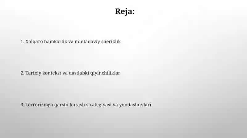 O'zbekistonning terrorizmga qarshi kurash tajribasi 2