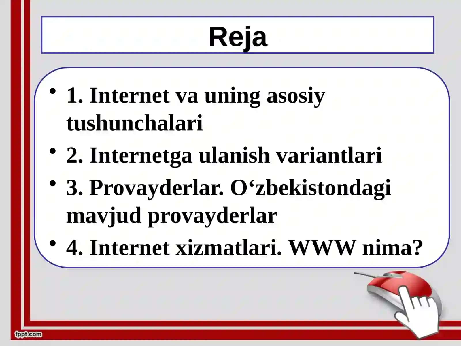 Internet provayder saytlaridan foydalanish 2