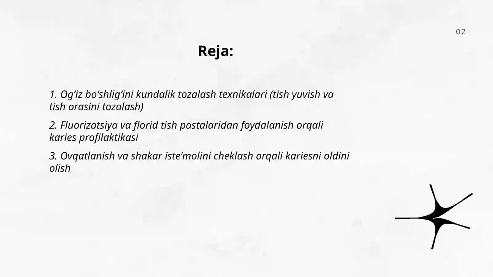 Stomatologik kasalliklar profilaktik usullari 2