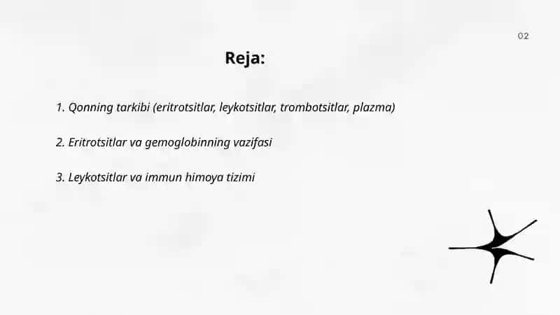 Qon va qon aylanish tizimi 2