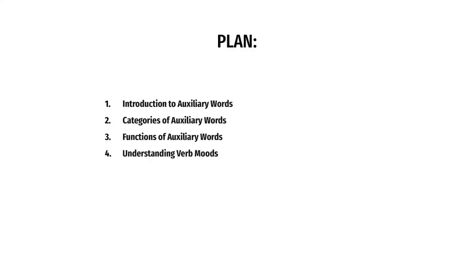 Categories of Auxiliary Words in Verb Structure 2