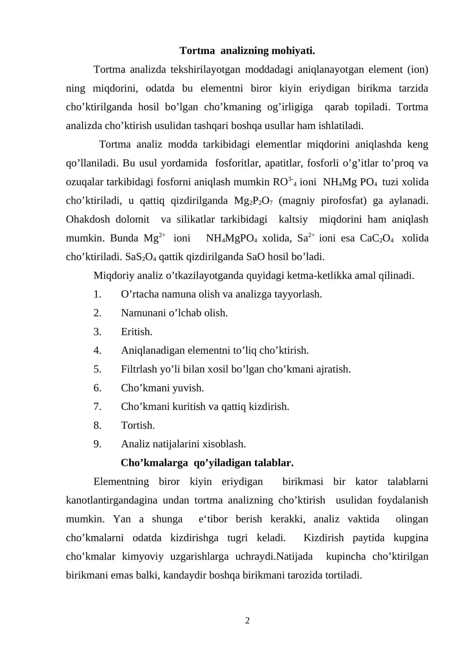 TORTMA ANALIZ 2
