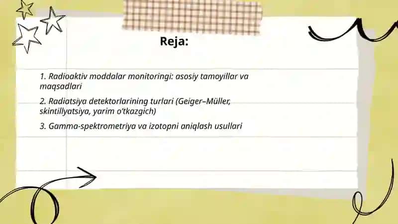 Radioaktiv moddalar monitoringi 2