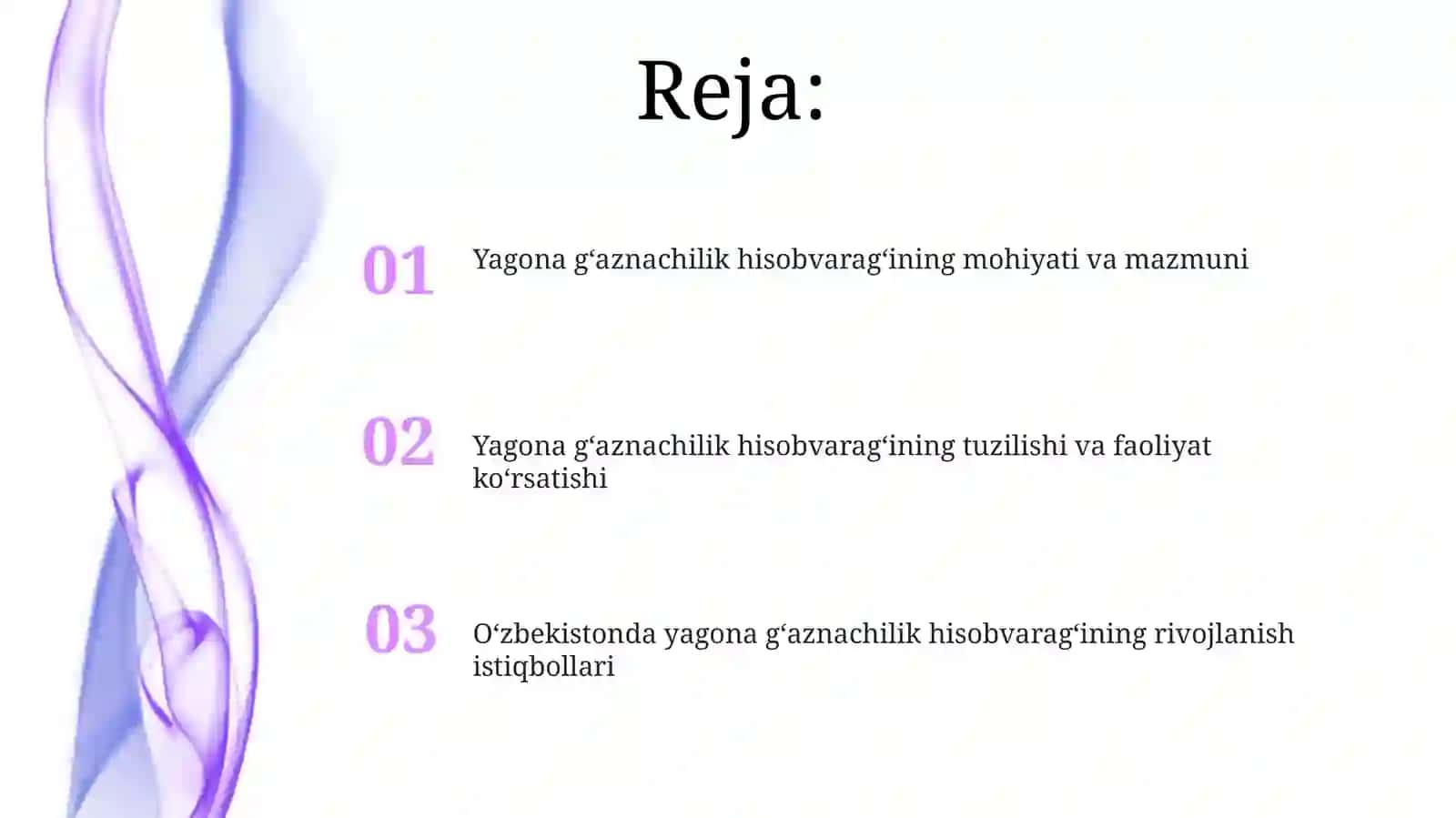 Yagona vakillik hisobi, uning mazmuni va mohiyati 2