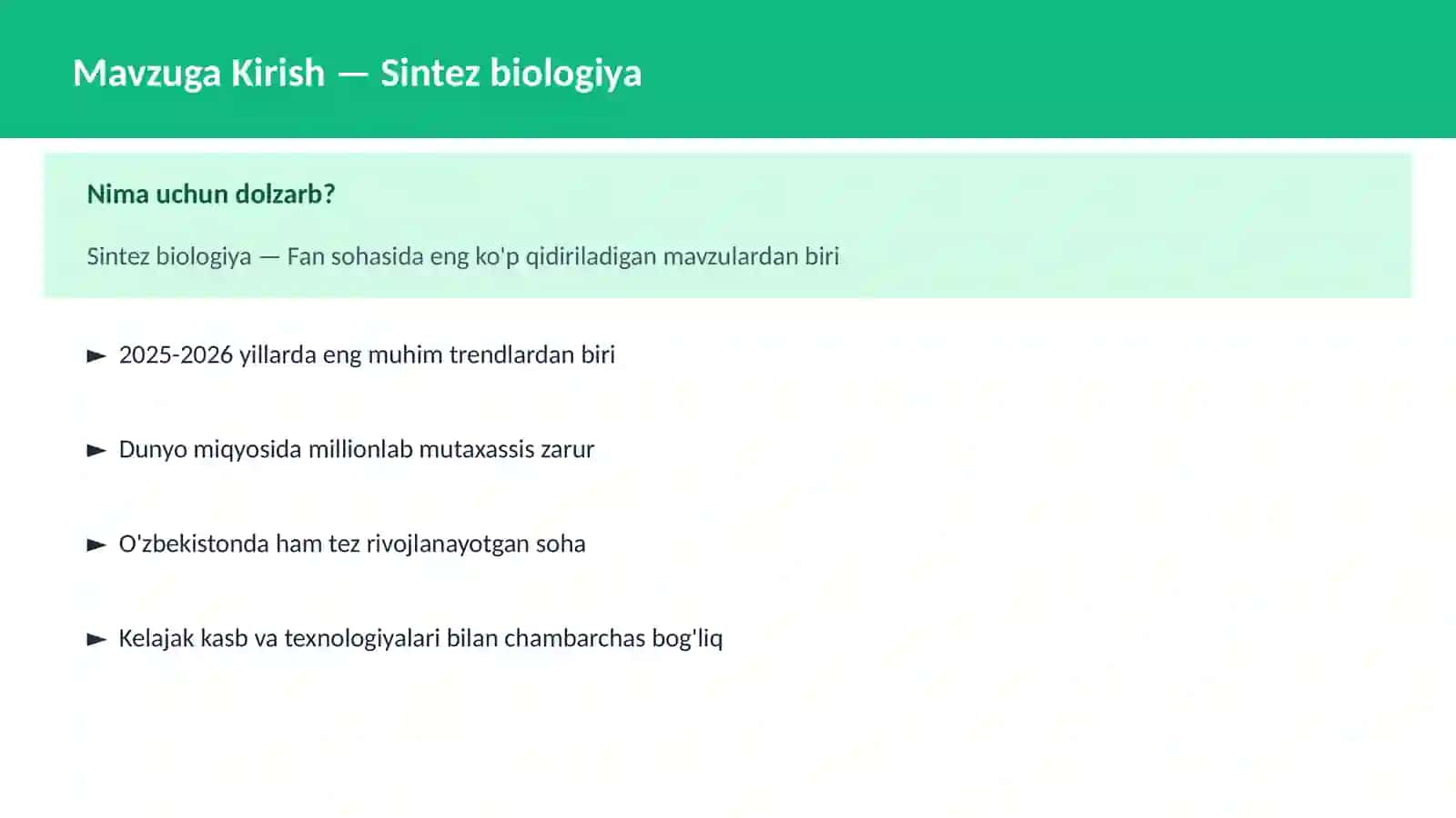 Sintez biologiya 2