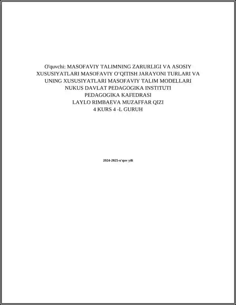OTA-ONALAR UCHUN O'QUV SEMINARLARI TA'SISI 2