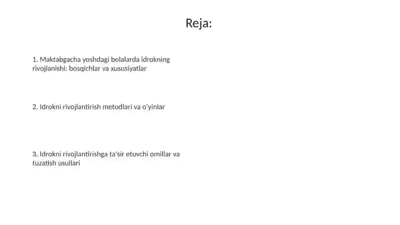 Idrokni rivojlantirish 2