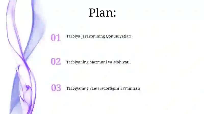 Tarbiyaning qonuniyatlari 2