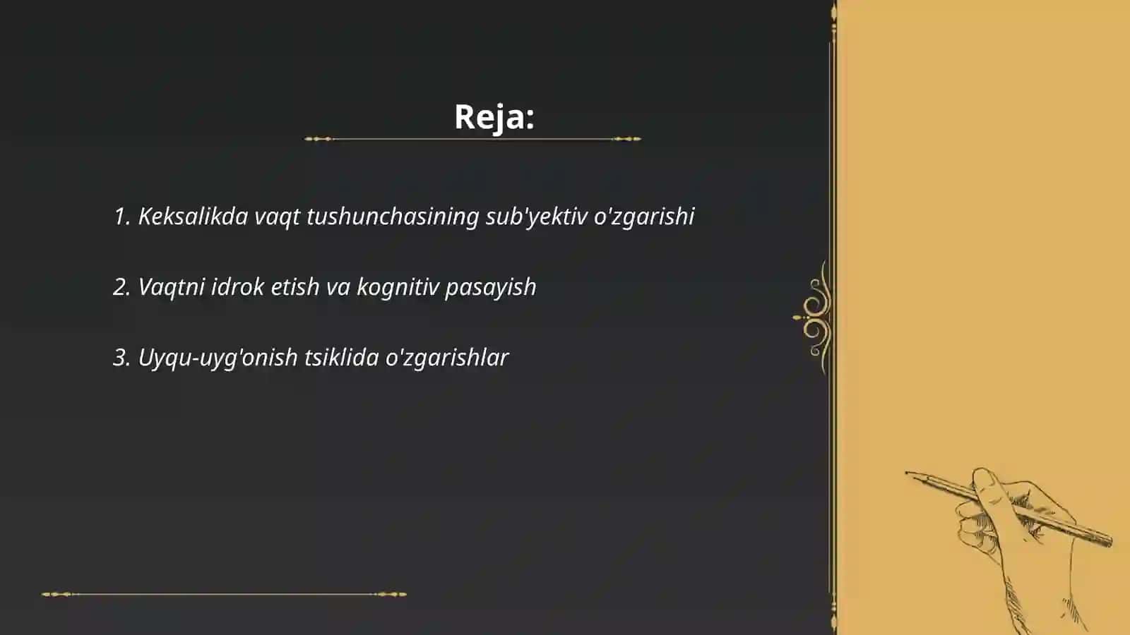 Keksalikda vaqtni o’zgarishi 2
