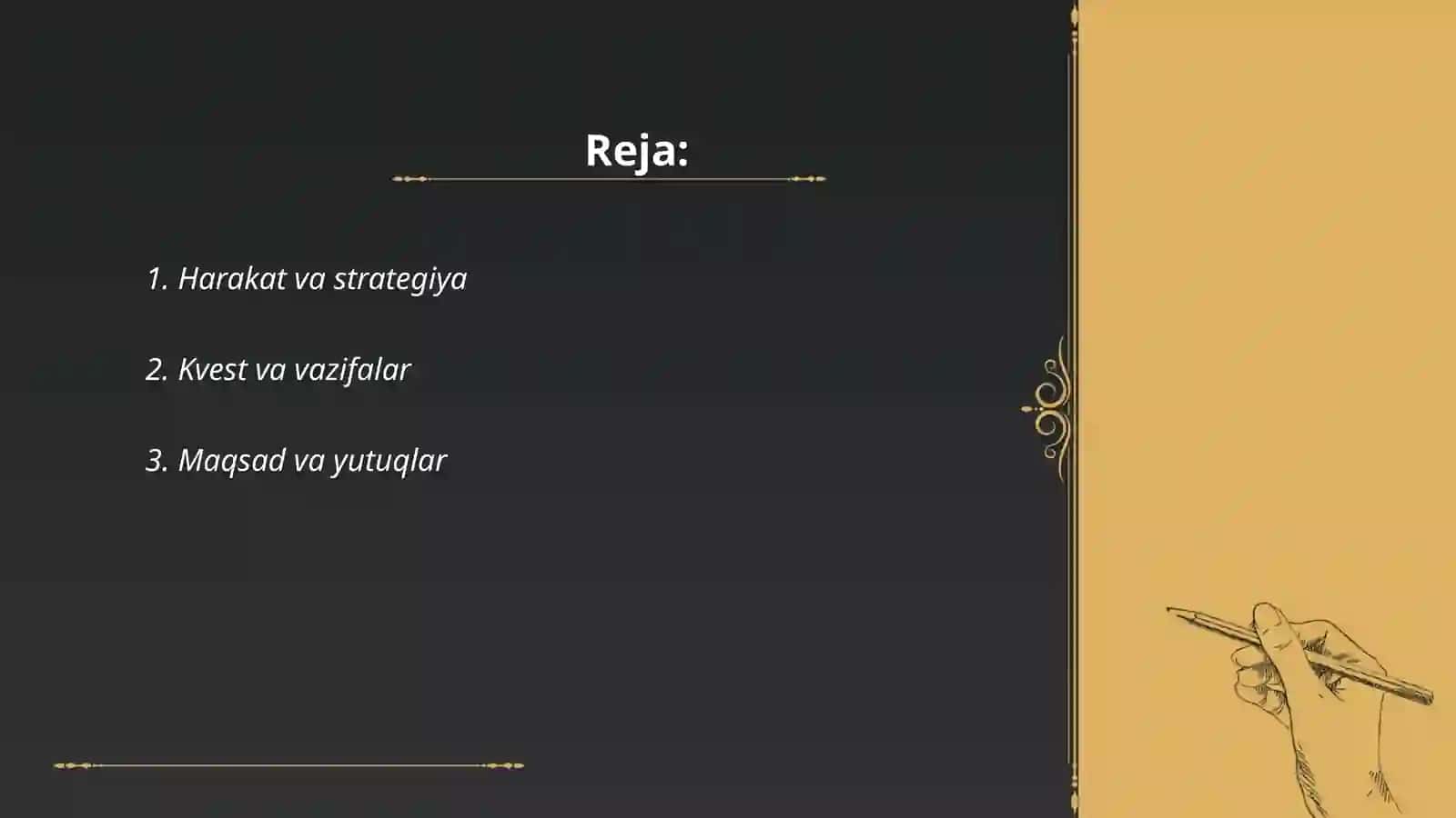 Harakat va strategiya 2
