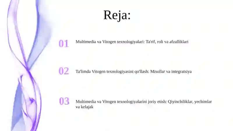 Multimedia va Vitogen texnologiyalari 2
