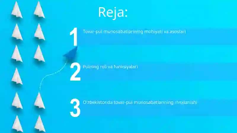 Tovar va pul munosabatlari 2