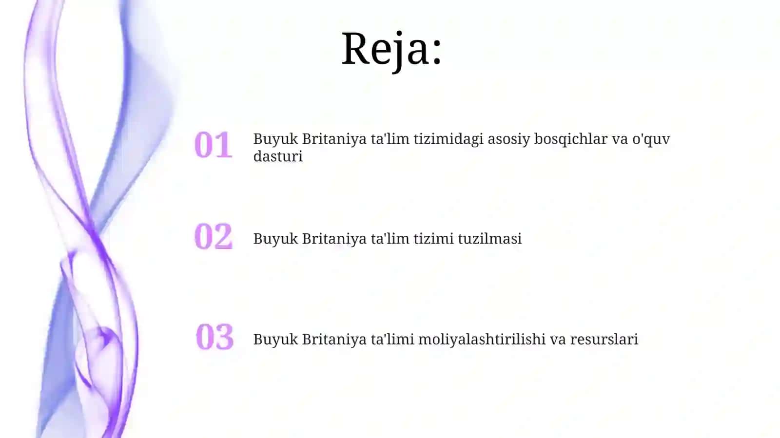 Buyuk Britaniya ta'lim tizimi 2