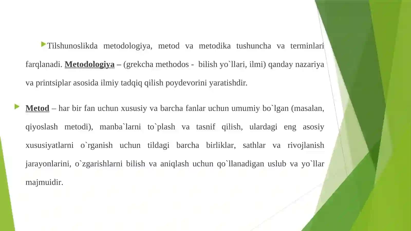 Tilshunoslik tadqiqot metodlari 2