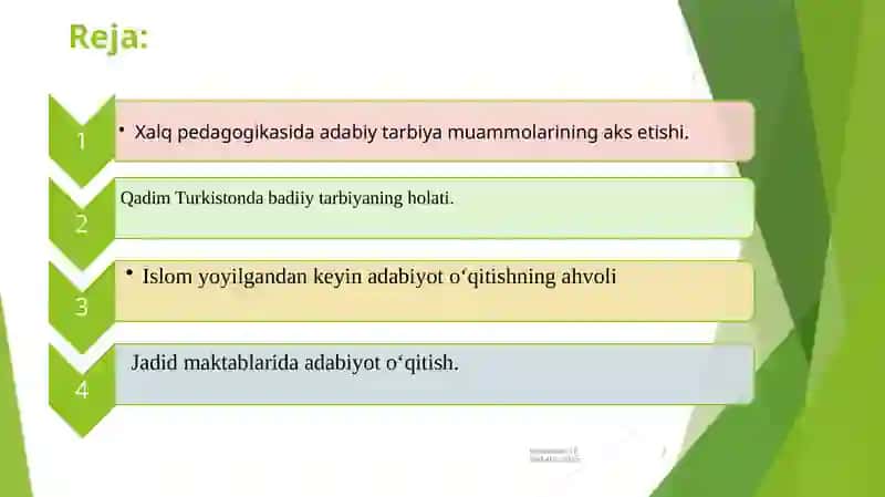 Turkistonda adabiyot o‘qitish metodikasi tarixi 2