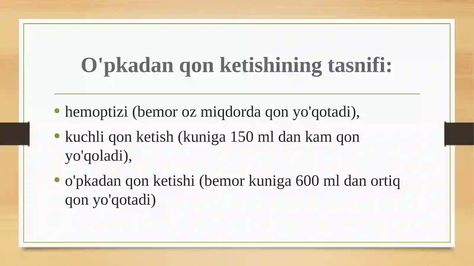 O'pkaqonketishining xususiyatlari 2