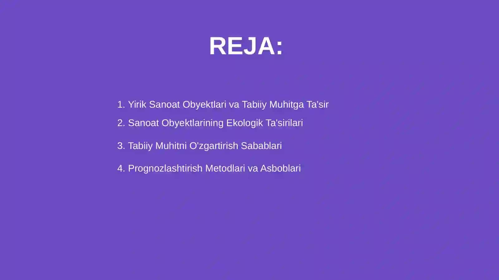 Yirik sanoat obyektlari va tabiiy muhitga ta'sir 2