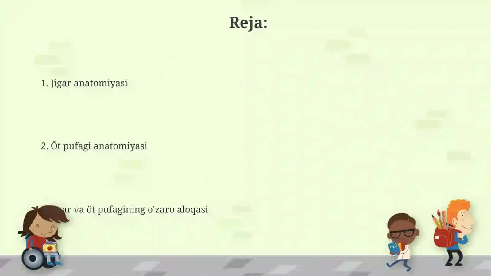 Jigar va o'tpufagianatomiyasi 2