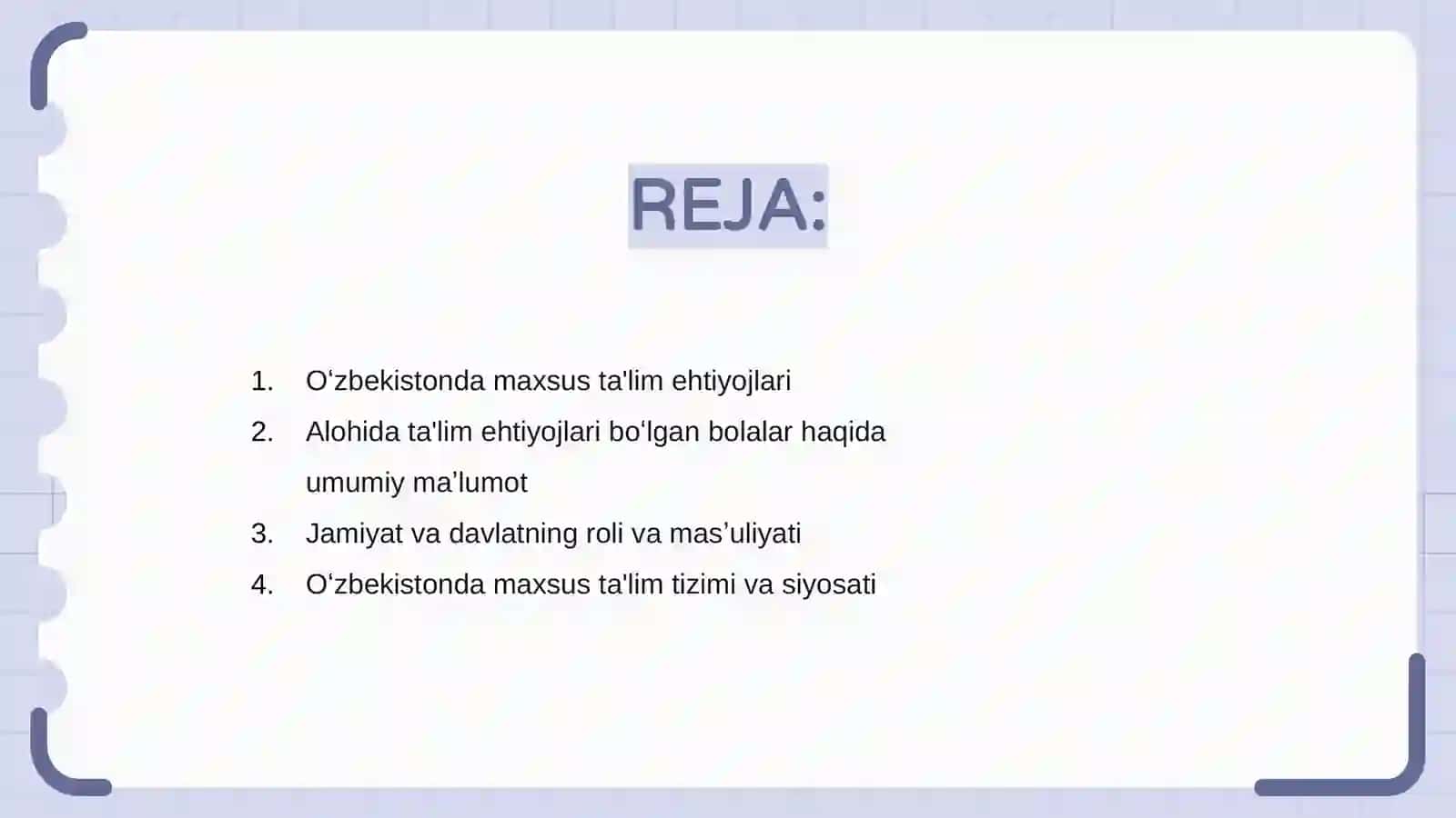 Oʻzbekistonda maxsus ta'lim ehtiyojlari 2