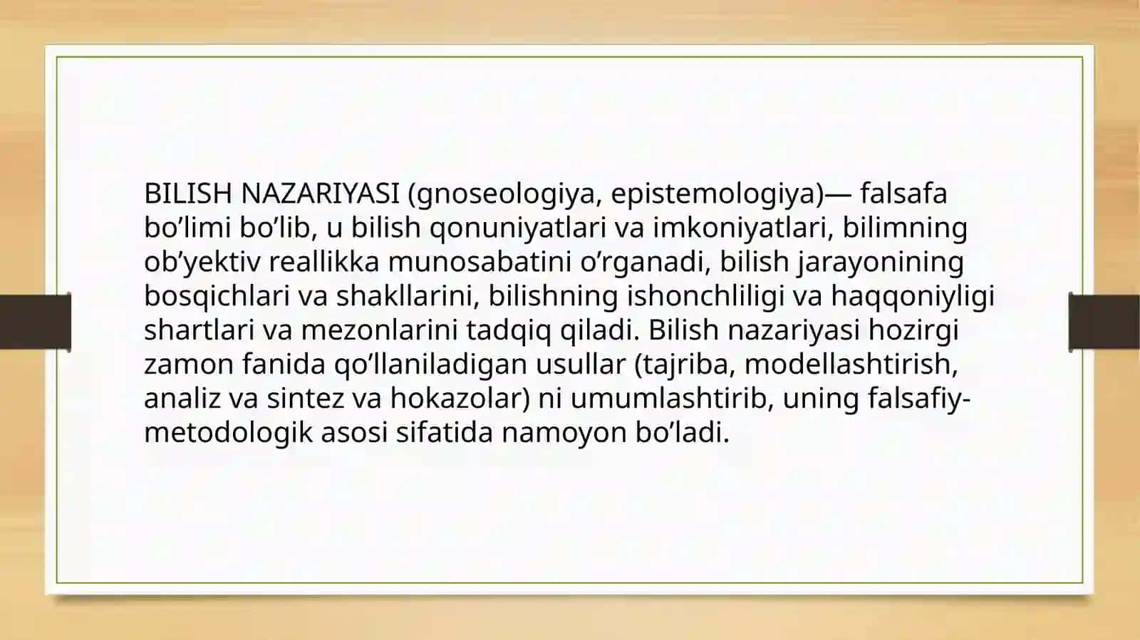 5-mavzuBilish falsafasi 2